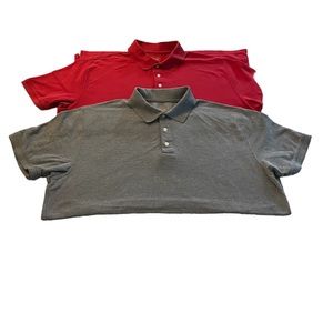 Mens 2XL. The Foundry Big & Tall Supply Co. Lot of 2 Polo Shirts